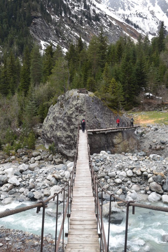 Lodowiec Chalaadi - trekking