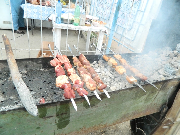 Szaszłyk - danie Kirgistanu
