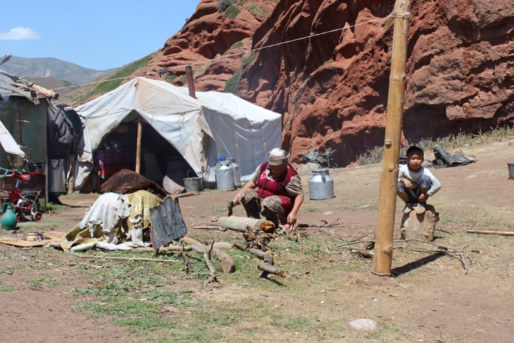 Ludy koczownicze Azja Centralna