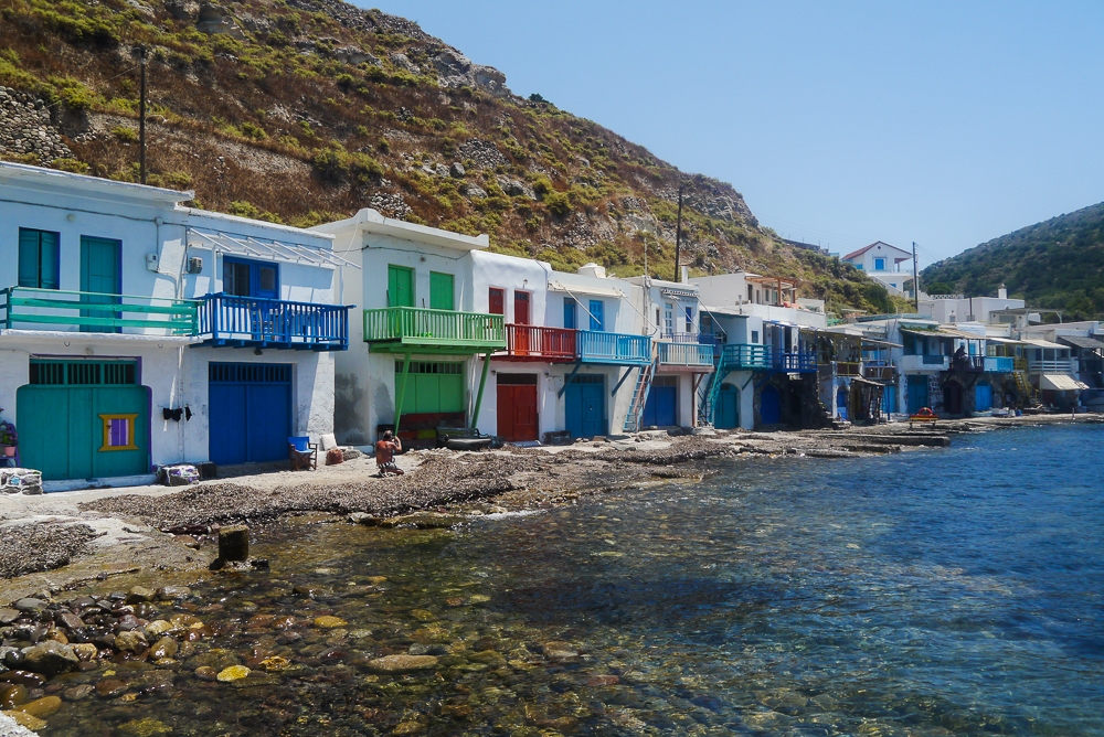 Wioska rybacka na Milos