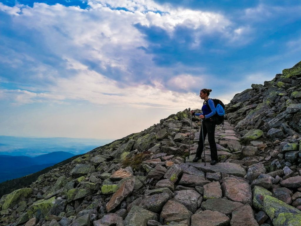 Kamienne droga na Śnieżne Kotły