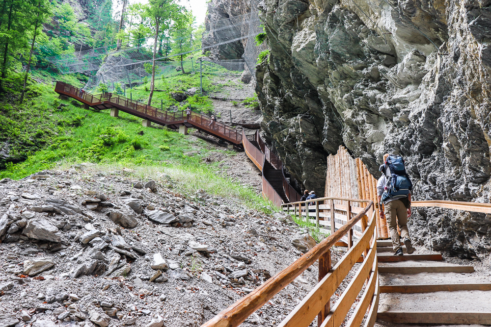 Liechtensteinklamm - zwiedzanie