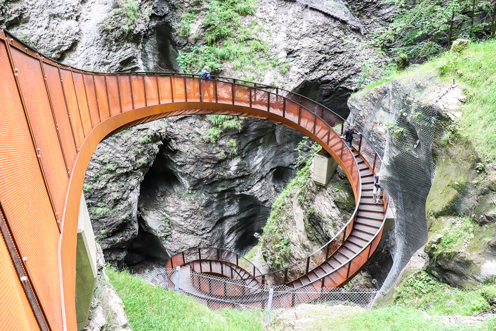 Liechtensteinklamm - zwiedzanie