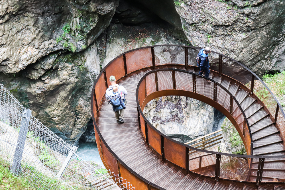 Liechtensteinklamm - zwiedzanie