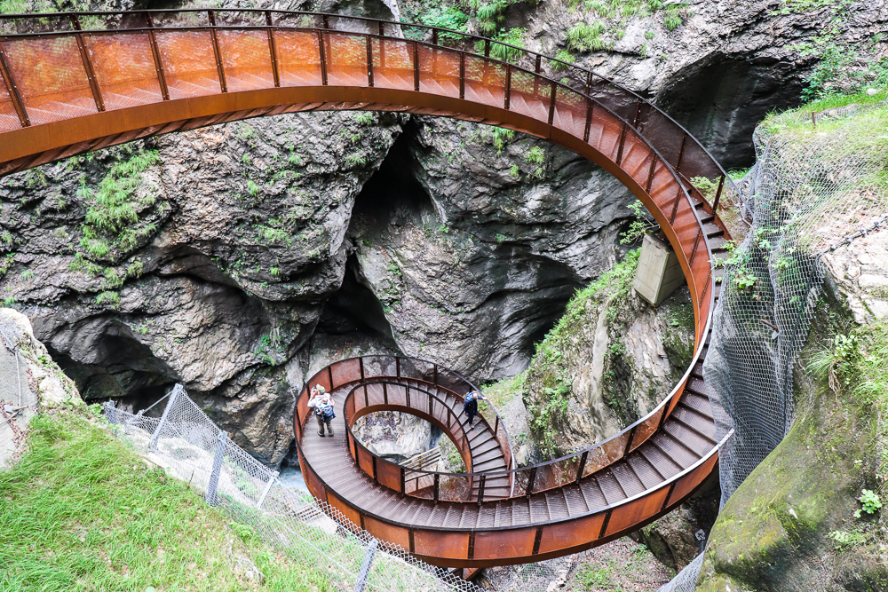 Liechtensteinklamm - zwiedzanie