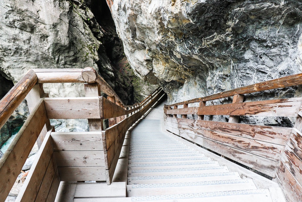 Liechtensteinklamm - zwiedzanie