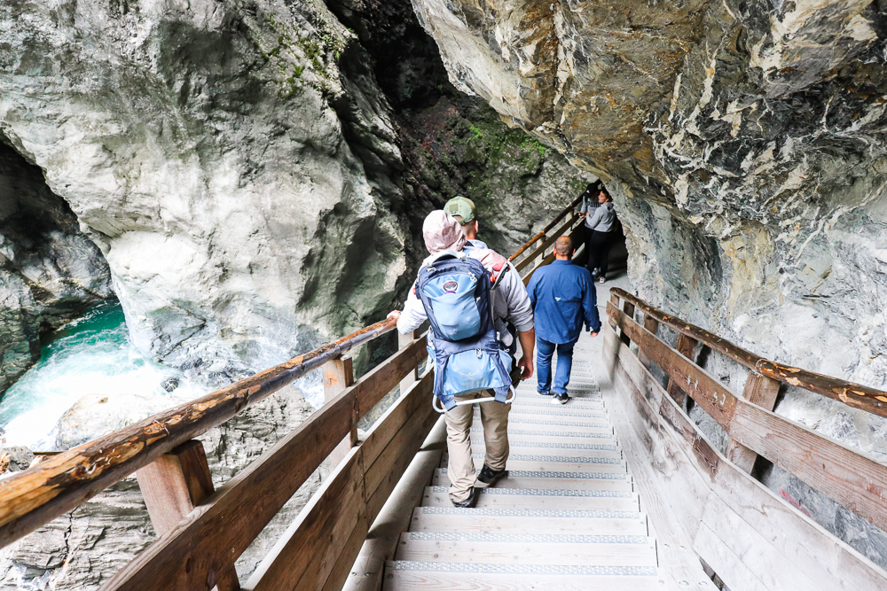 Liechtensteinklamm - zwiedzanie